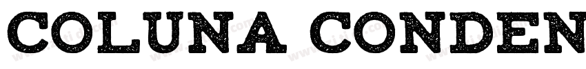 COLUNA CONDENSED BOL字体转换